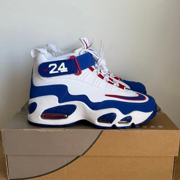 Nike Air Griffey Max 1 Usa White-Old Royal Blue-Gym Red Mens Sz 6 [DX3723-100] main image 6